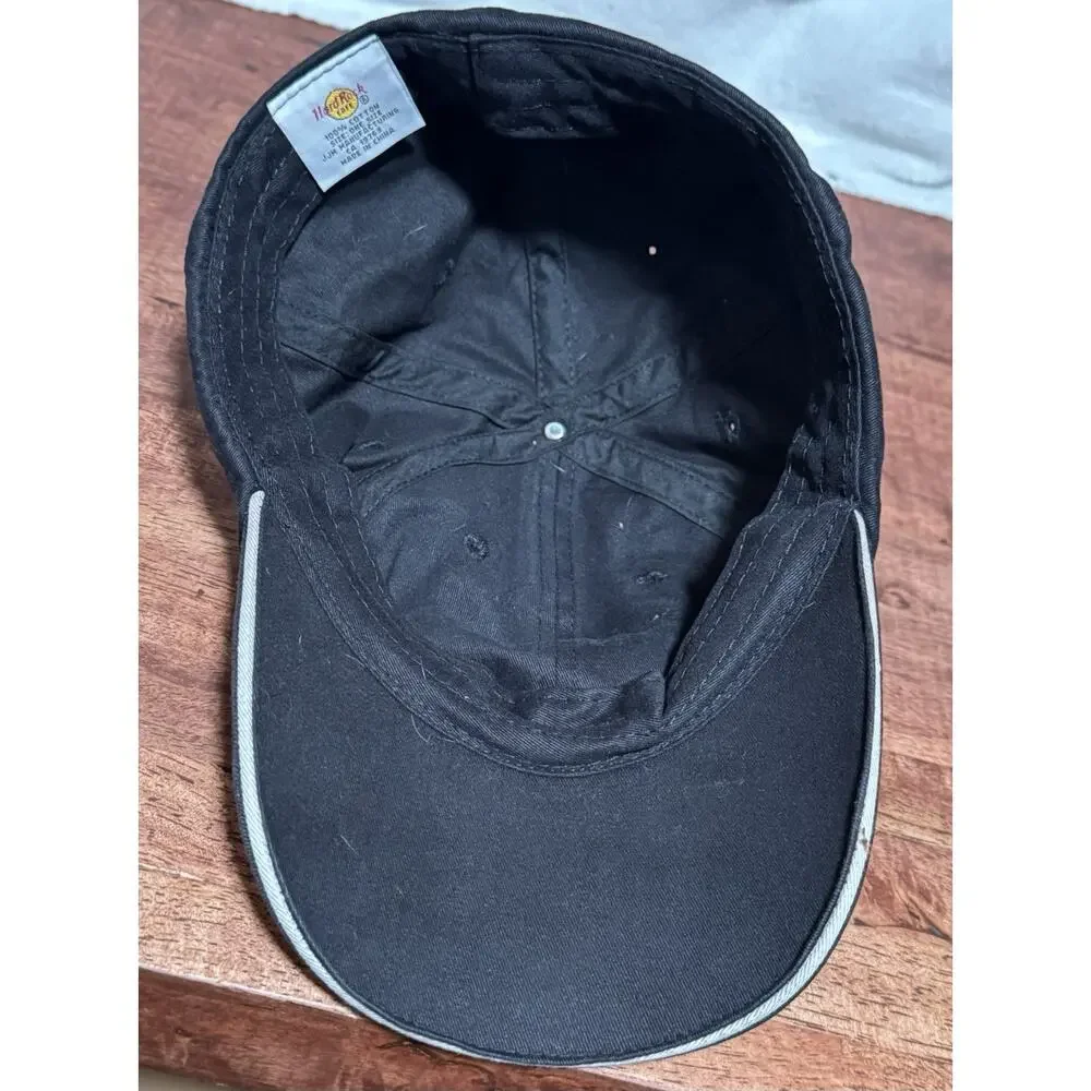 Hard Rock Café Niagara Falls Hat Cap Fitted Flex Fit Black 1971 Canada